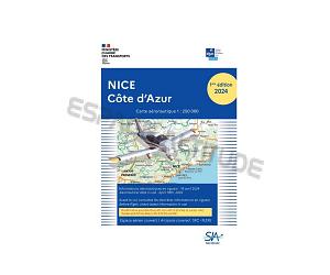 Carte Nice Côte d' Azur 2024  Edition 1