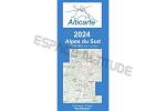 Carte Vol à Voile Alpes du SUD 2024 - ALTICARTE SUD 1/250 000