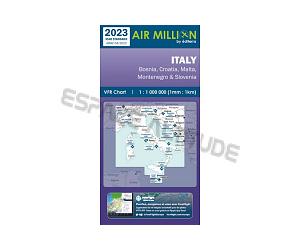 Carte AIR MILLION VFR ITALY 2023