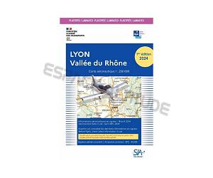 Carte Lyon Vallée du Rhône 2024 PLASTIFIEE Edition 1