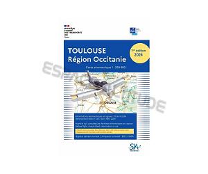 Carte Toulouse Midi Région Occitanie 2024 Edition 1