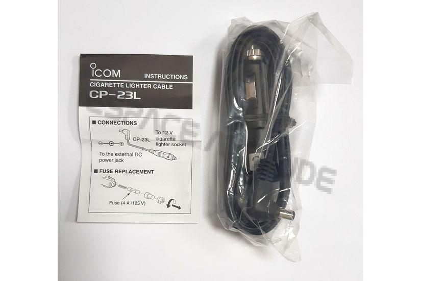 Câble alimentation CP-23L ICOM IC-A3E - IC-A22E prise allume